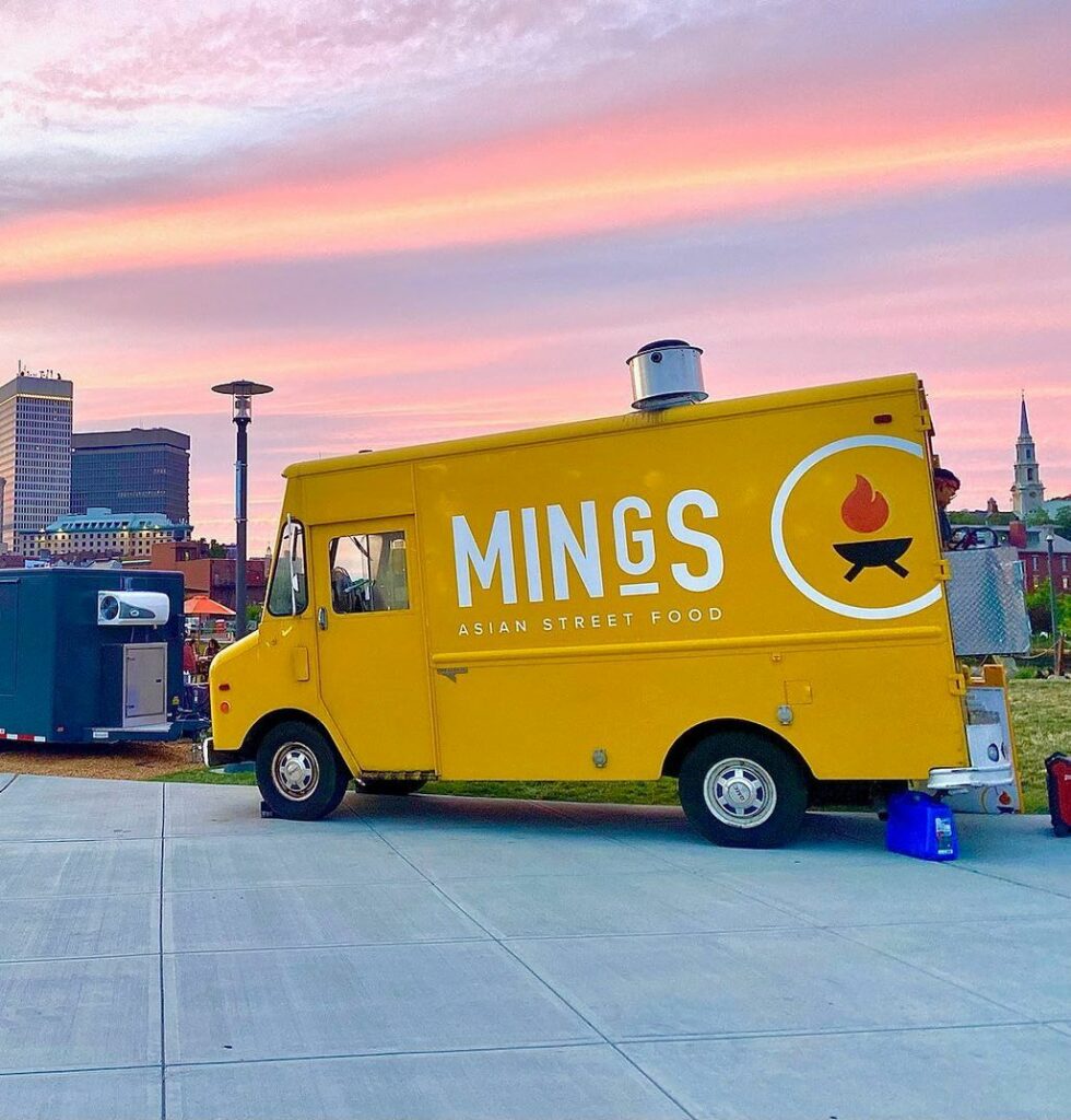 Ming's Asian Street Food truck RI